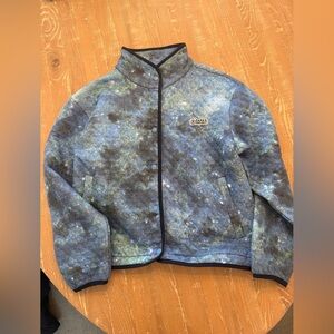 Parks Project Women's Cosmic Blue and Green Puffer Jacket